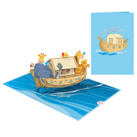 Arche Noah (Taufe) Pop-Up Karte