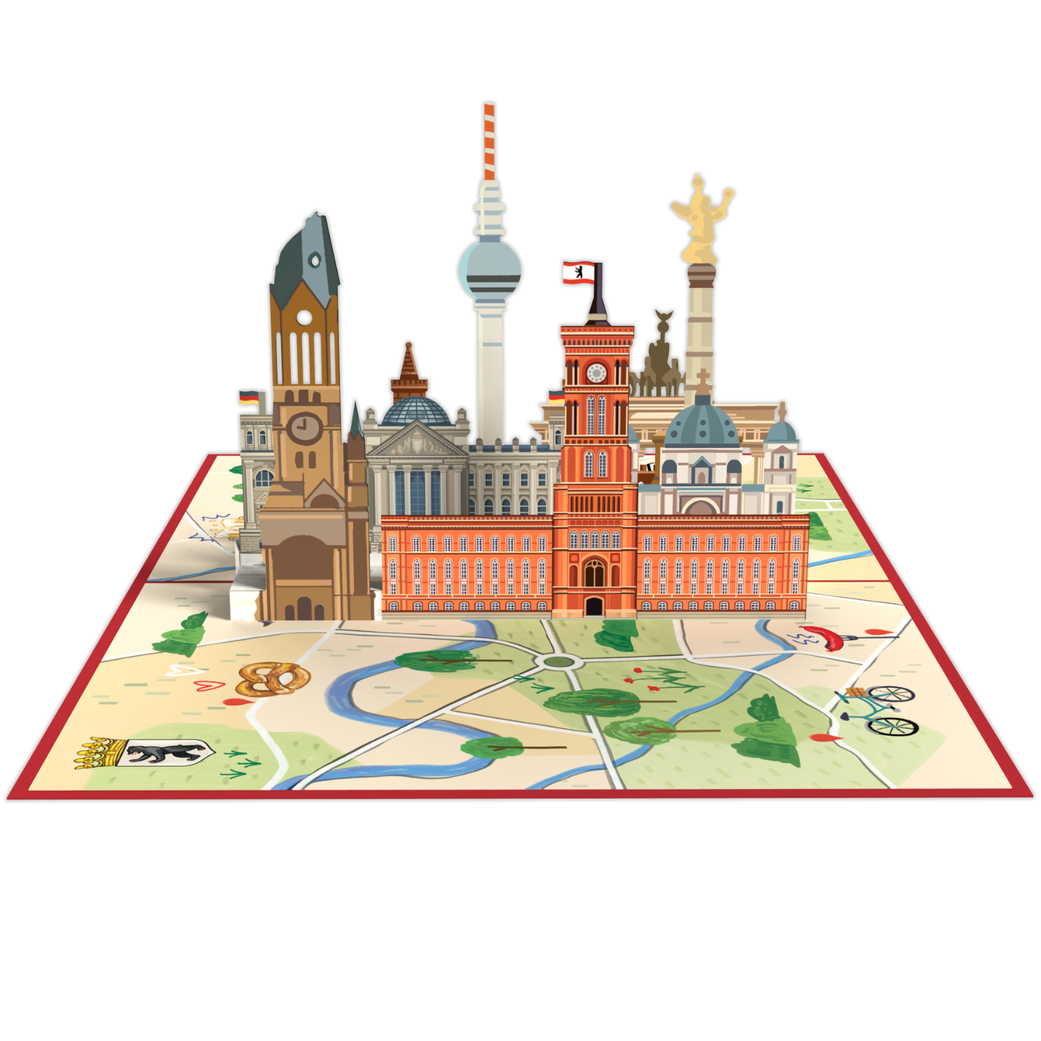 Berlin Pop-Up Karte