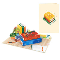 Buchgutschein Pop-Up Karte