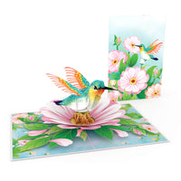 Kolibri Pop-Up Karte