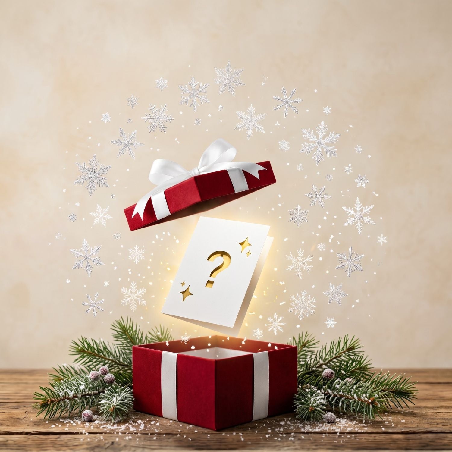 Überraschungskarte Weihnachtsmotiv