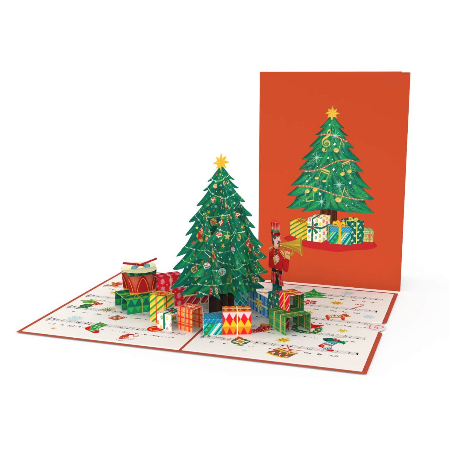 Weihnachtsbaum O du Fröhliche Pop-Up Karte
