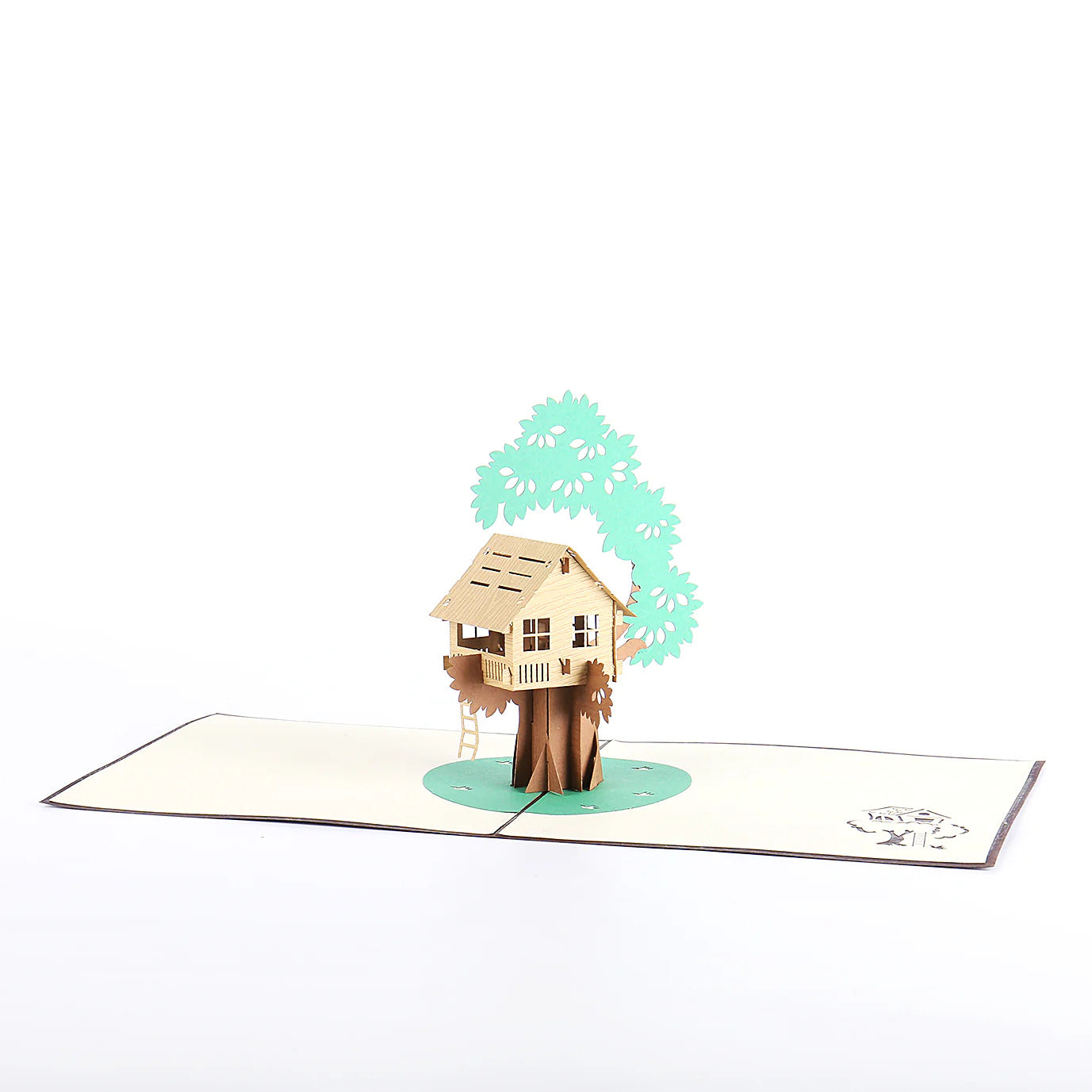 Baumhaus Pop-Up Karte