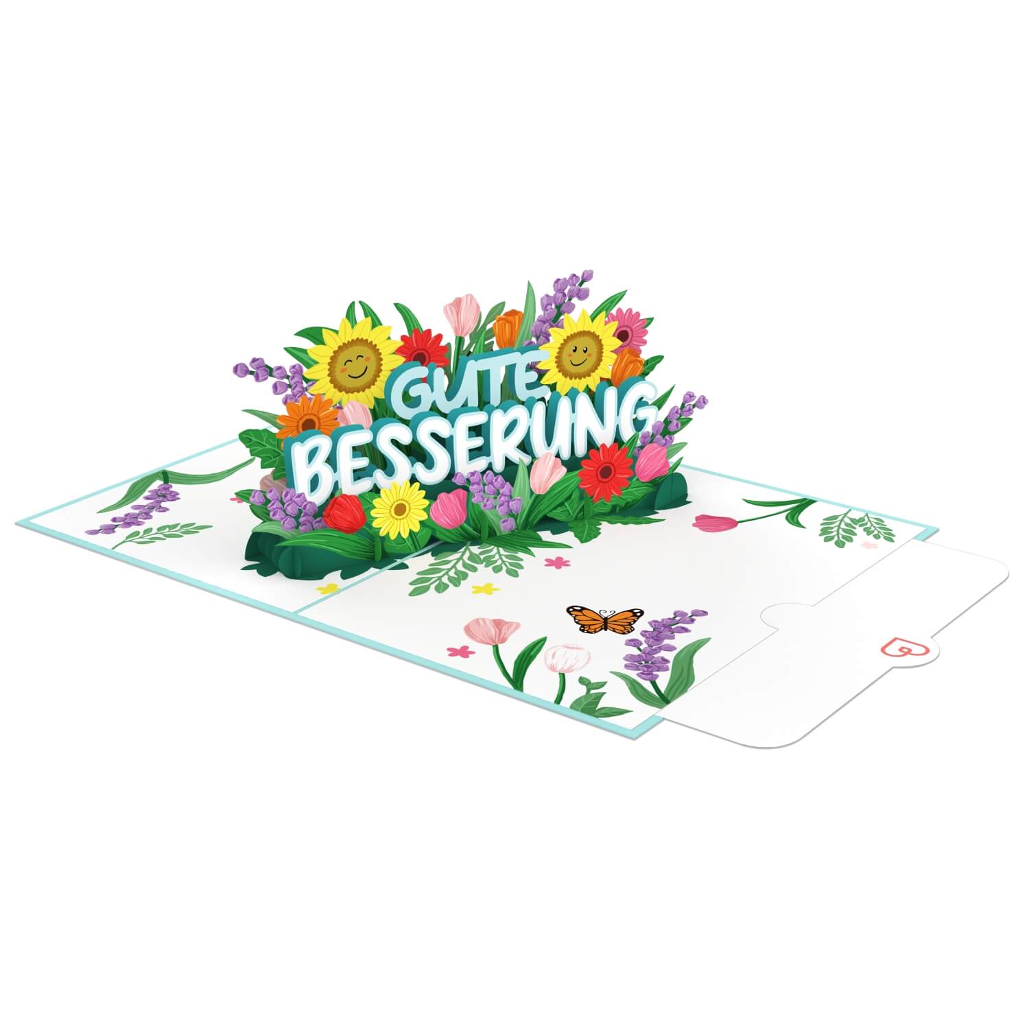 Gute Besserung Pop-Up Karte