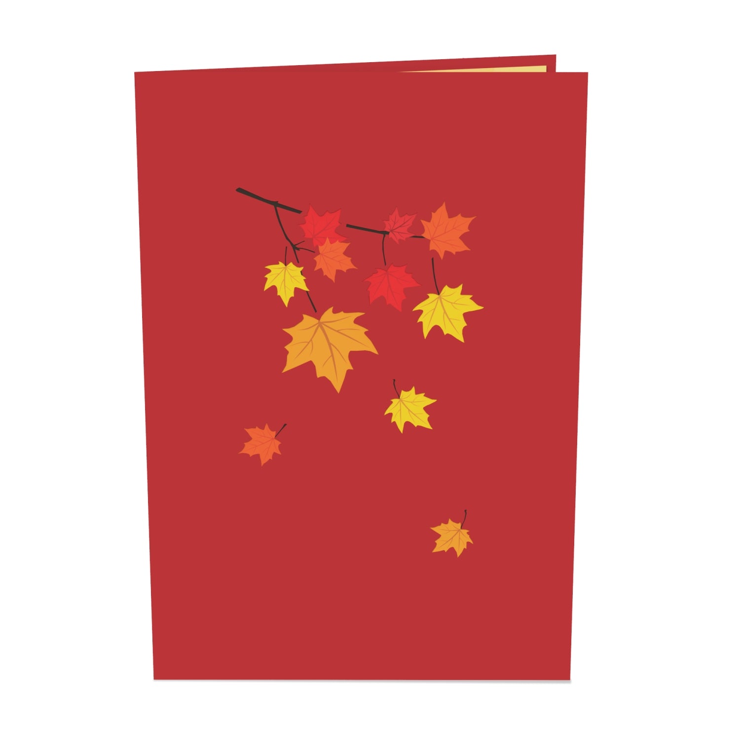 Herbstlicher Baum Pop-Up Karte