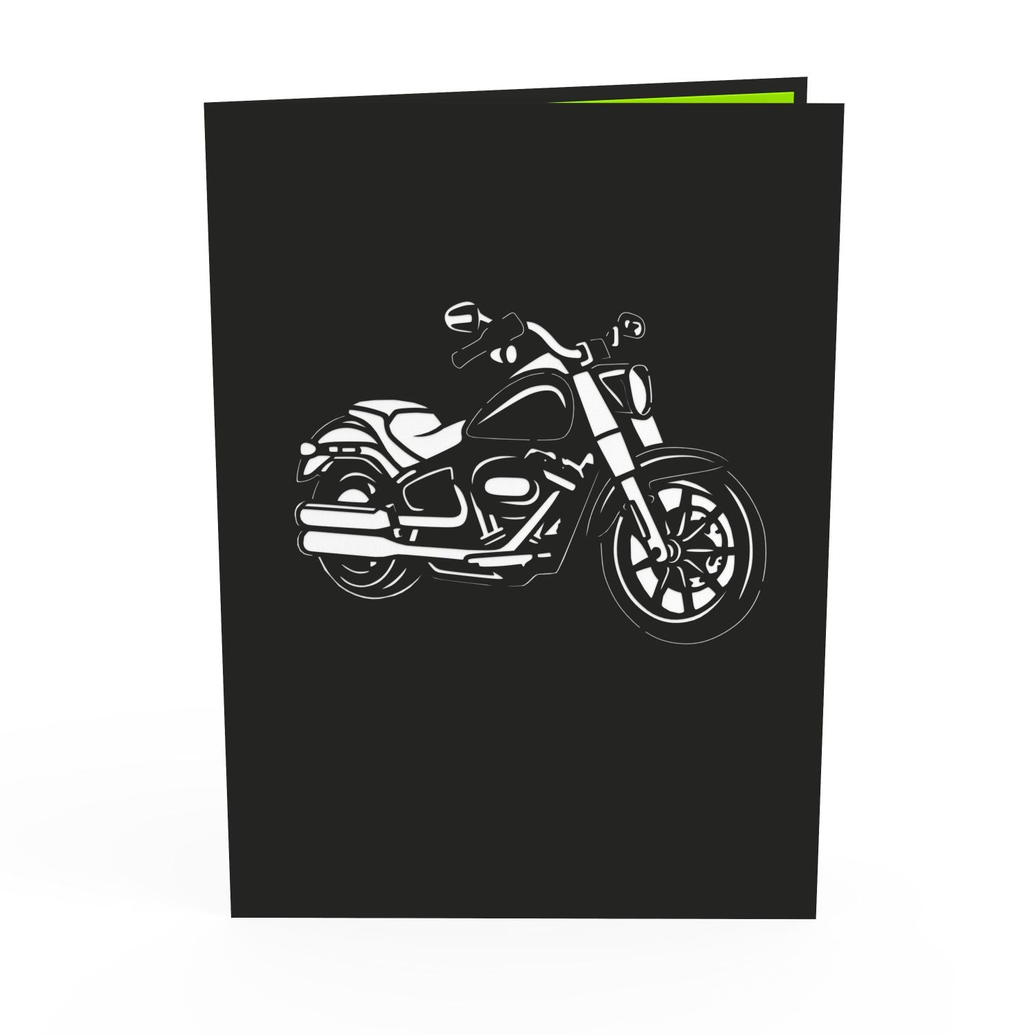 Motorrad Pop-Up Karte