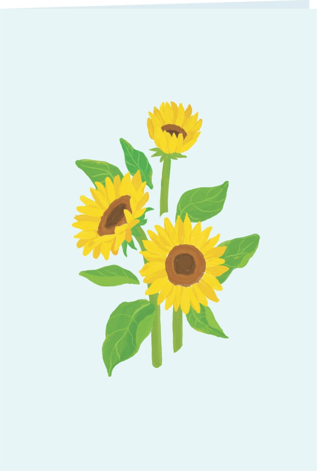 Sonnenblumen Pop-Up Karte