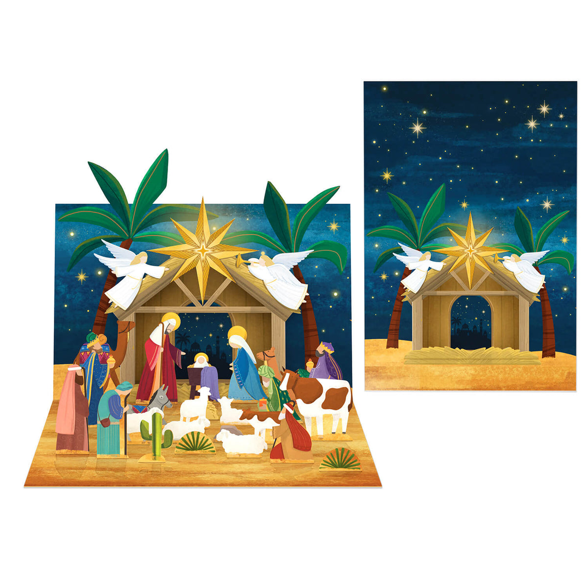 Krippe Pop-Up Adventskalender