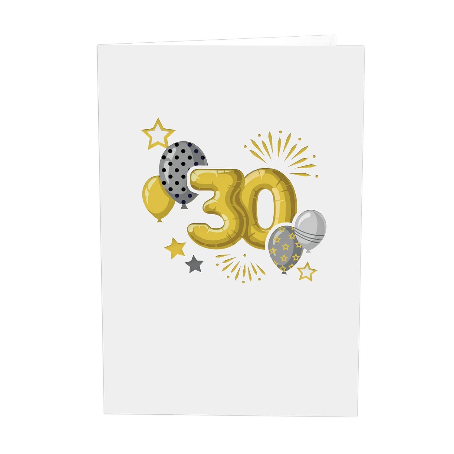 30. Geburtstag Pop-Up Karte