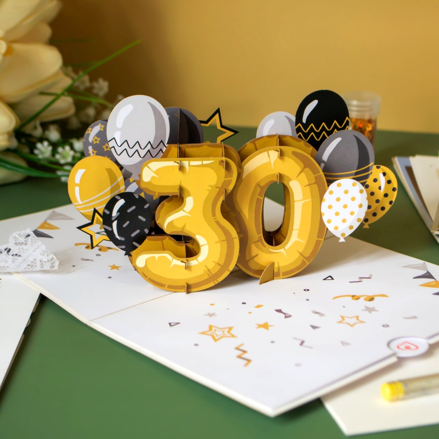 30. Geburtstag Pop-Up Karte