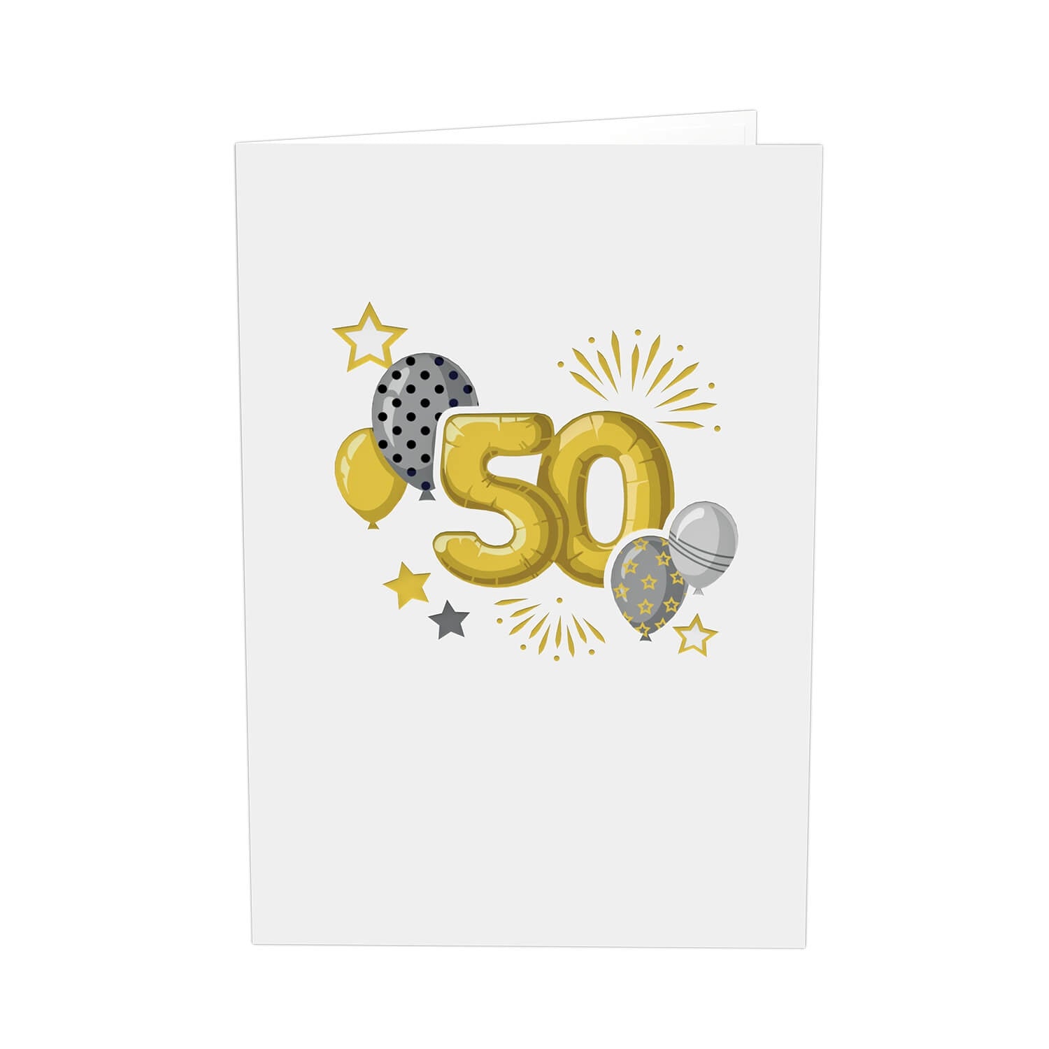 50. Geburtstag Pop-Up Karte