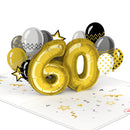 60. Geburtstag Pop-Up Karte