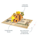 Zurück ins Jahr 1946 Pop-Up Karte