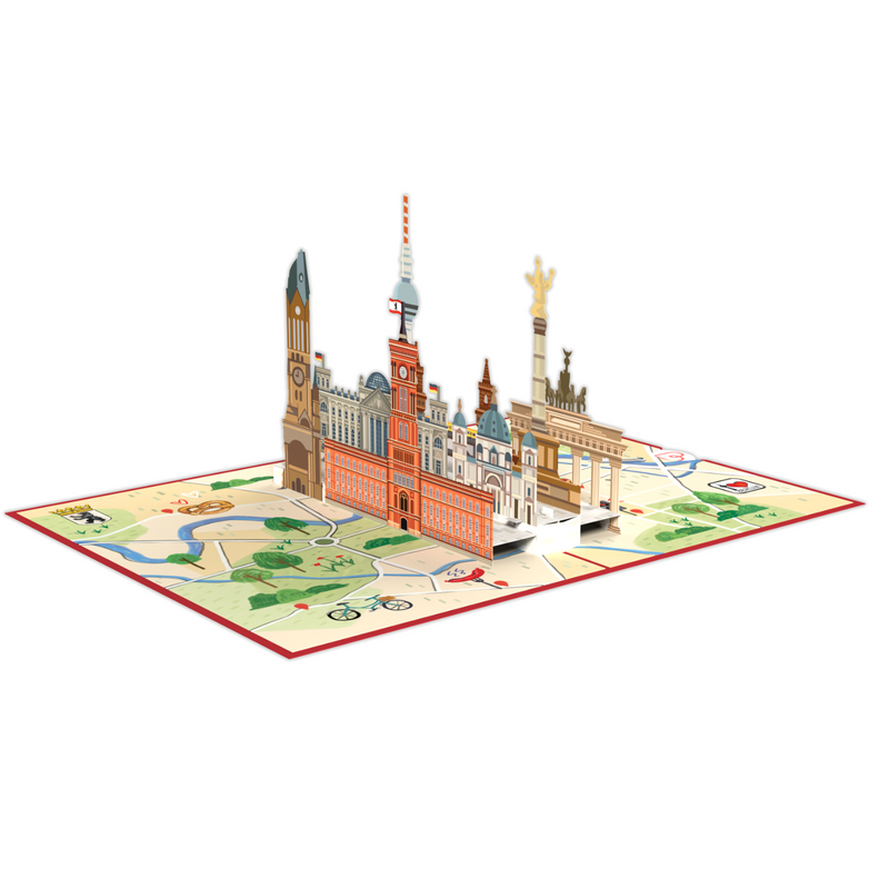 Berlin Pop-Up Karte