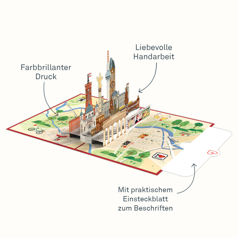 Berlin Pop-Up Karte