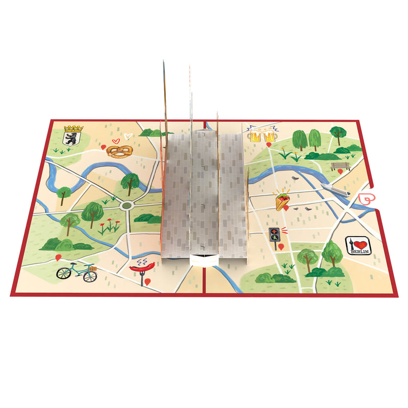 Berlin Pop-Up Karte