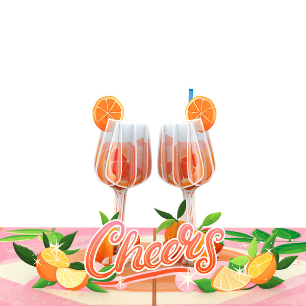 Bleib Spritzig Pop-Up Karte