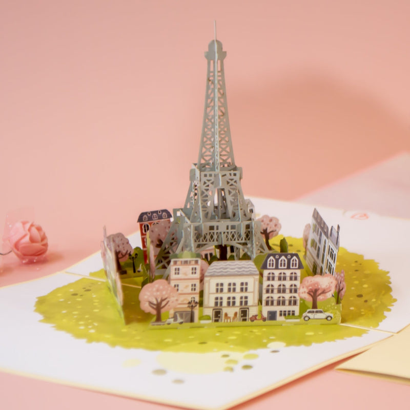 Eiffelturm Pop-Up Karte