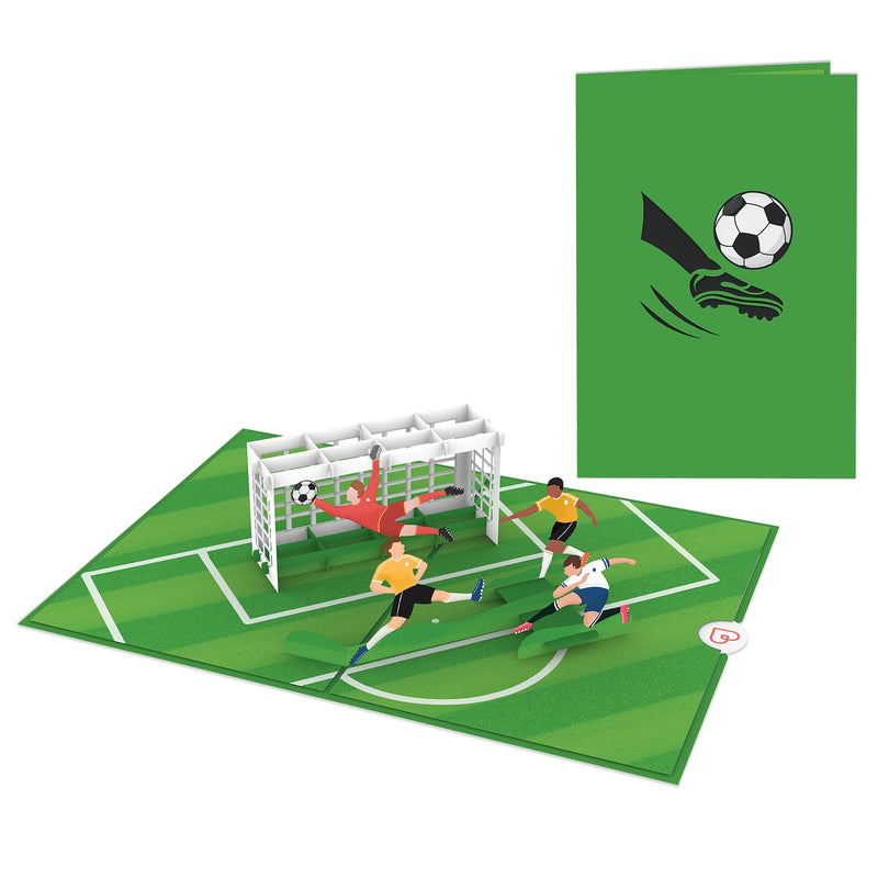 Fußball Pop-Up Karte
