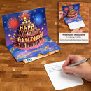 Geburtstagsfeuerwerk mit Musik & Licht Pop-Up Karte