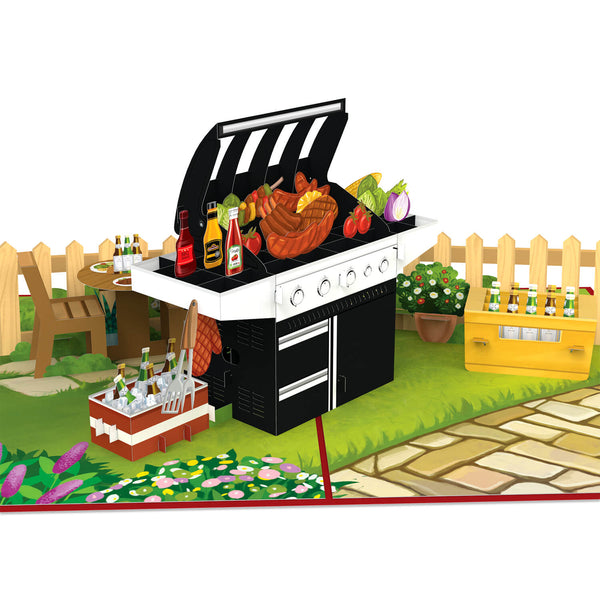 Gasgrill Pop-Up Karte