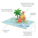Gute Reise Pop-Up Karte
