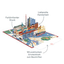 Hamburg Pop-Up Karte