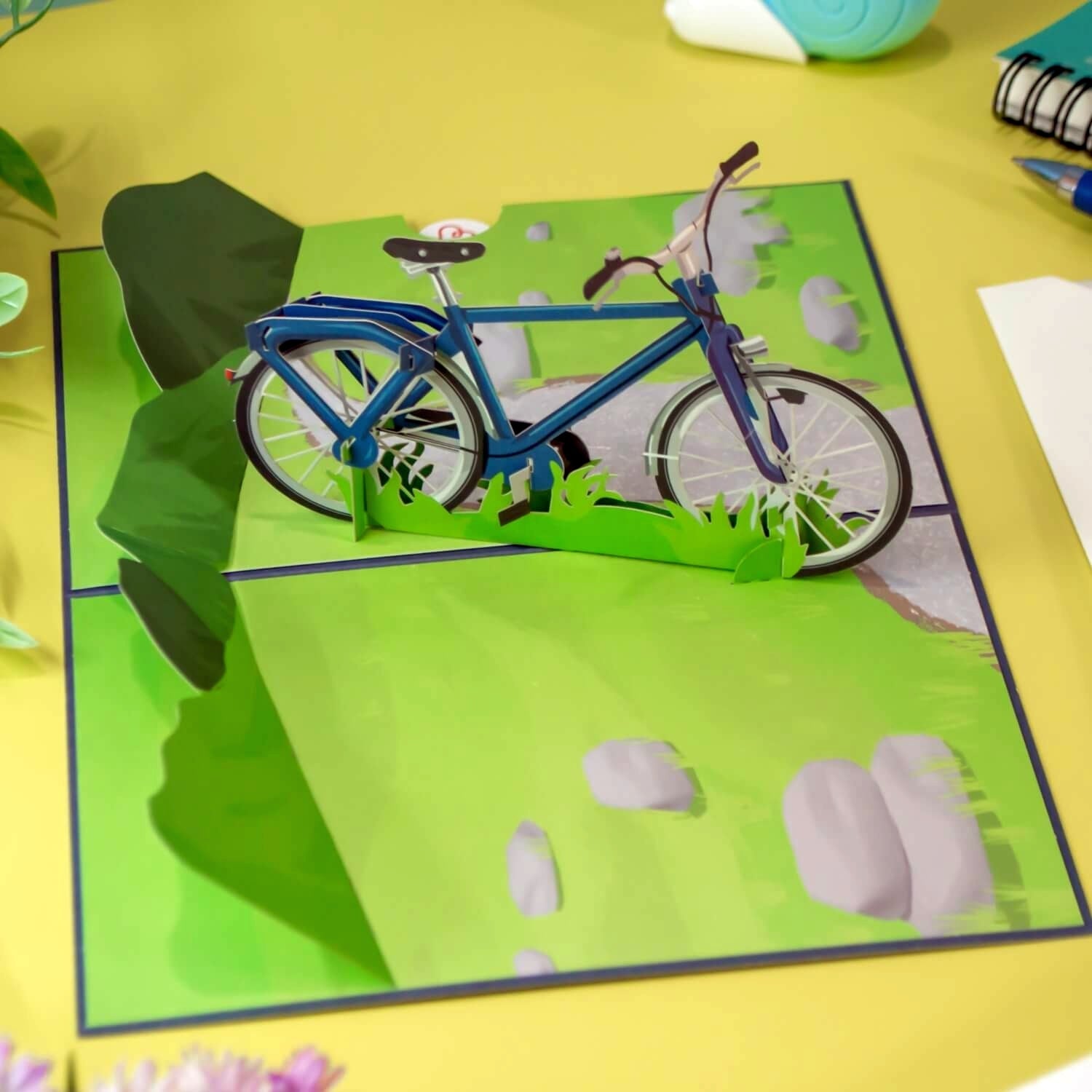 Fahrrad Pop-Up Karte