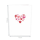 Herzbaum mit Turteltauben Pop-Up Karte