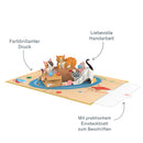 Niedliche Katzen Pop-Up Karte