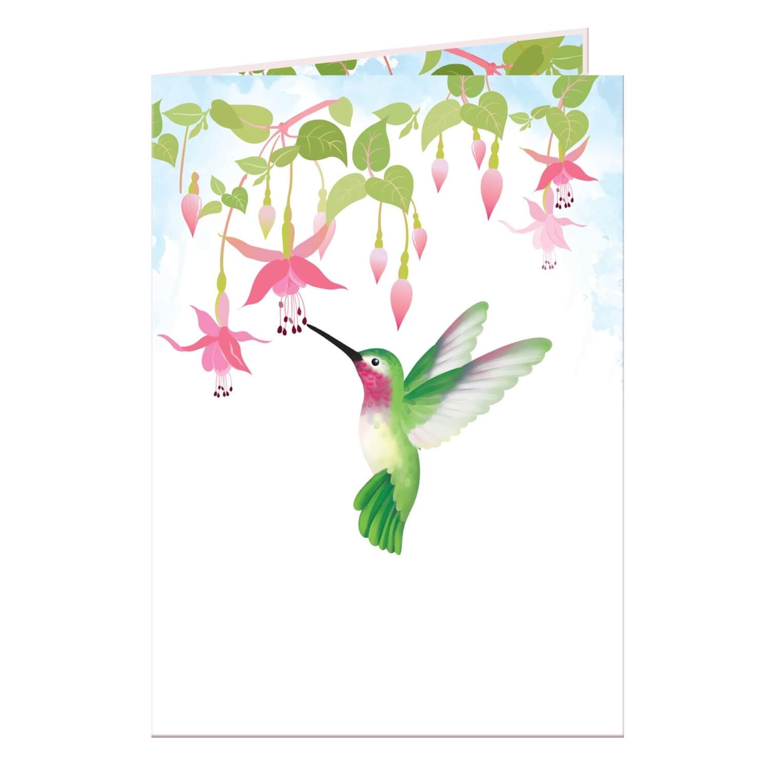 Kolibri Pop-Up Karte