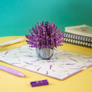 Lavendel Pop-Up Karte