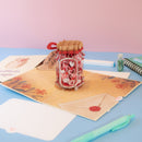 So sehr lieb ich dich Pop-Up Karte