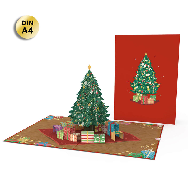 XXL Weihnachtsbaum Pop-Up Karte