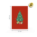 XXL Weihnachtsbaum Pop-Up Karte