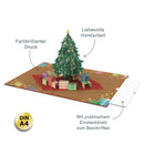 XXL Weihnachtsbaum Pop-Up Karte