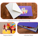 Geburtstagstorte mit Musik & Licht Pop-Up Karte