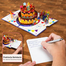 Geburtstagstorte mit Musik & Licht Pop-Up Karte