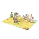 XXL Mach's Gut Erdmännchen Pop-Up Karte