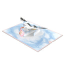 Storch & Baby (Rosa) Pop-Up Karte