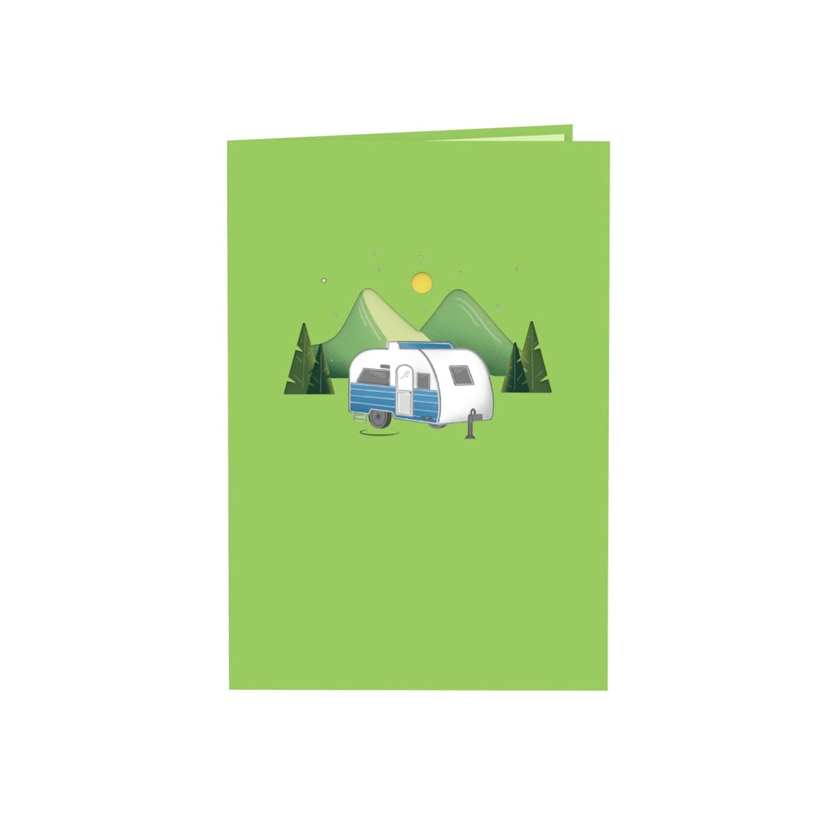 Camping Pop-Up Karte