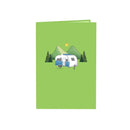 Camping Pop-Up Karte