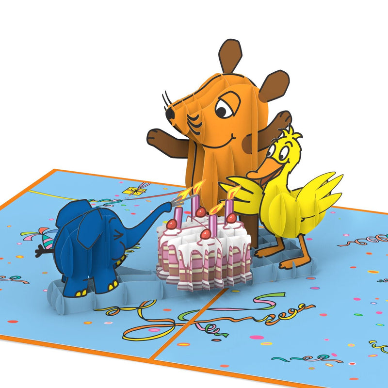 Die Maus® Happy Birthday Pop-Up Karte