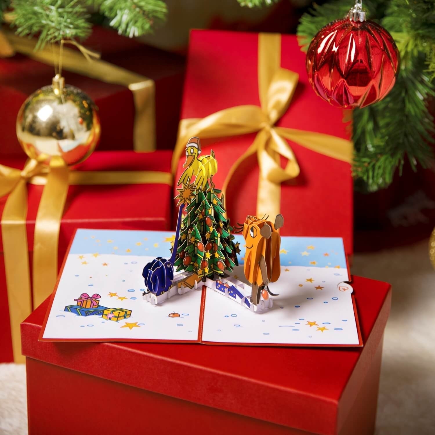 Die Maus® Weihnachtsbaum Pop-Up Karte