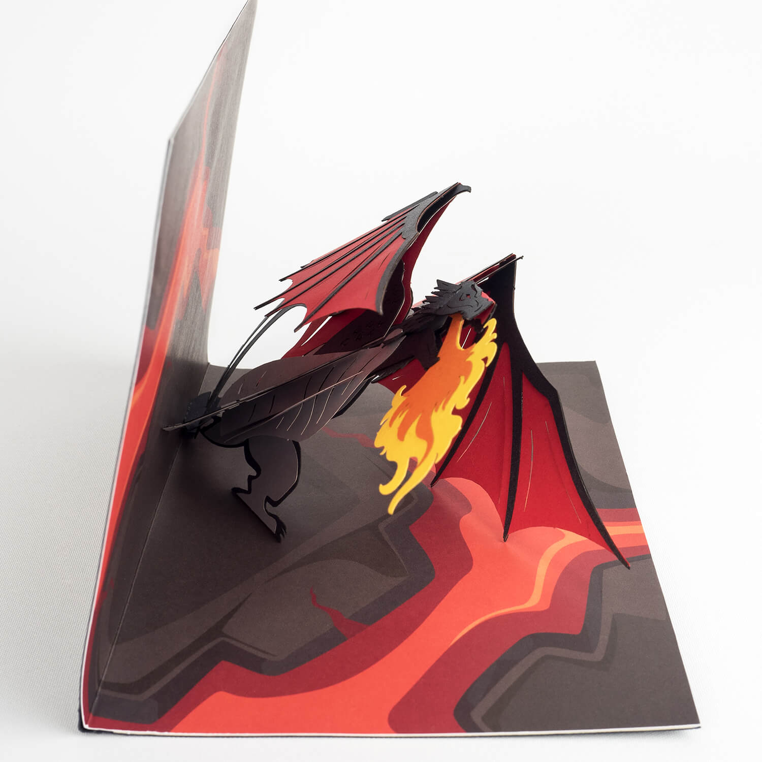 Drache Pop-Up Karte