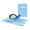Christlicher Fisch Pop-Up Karte