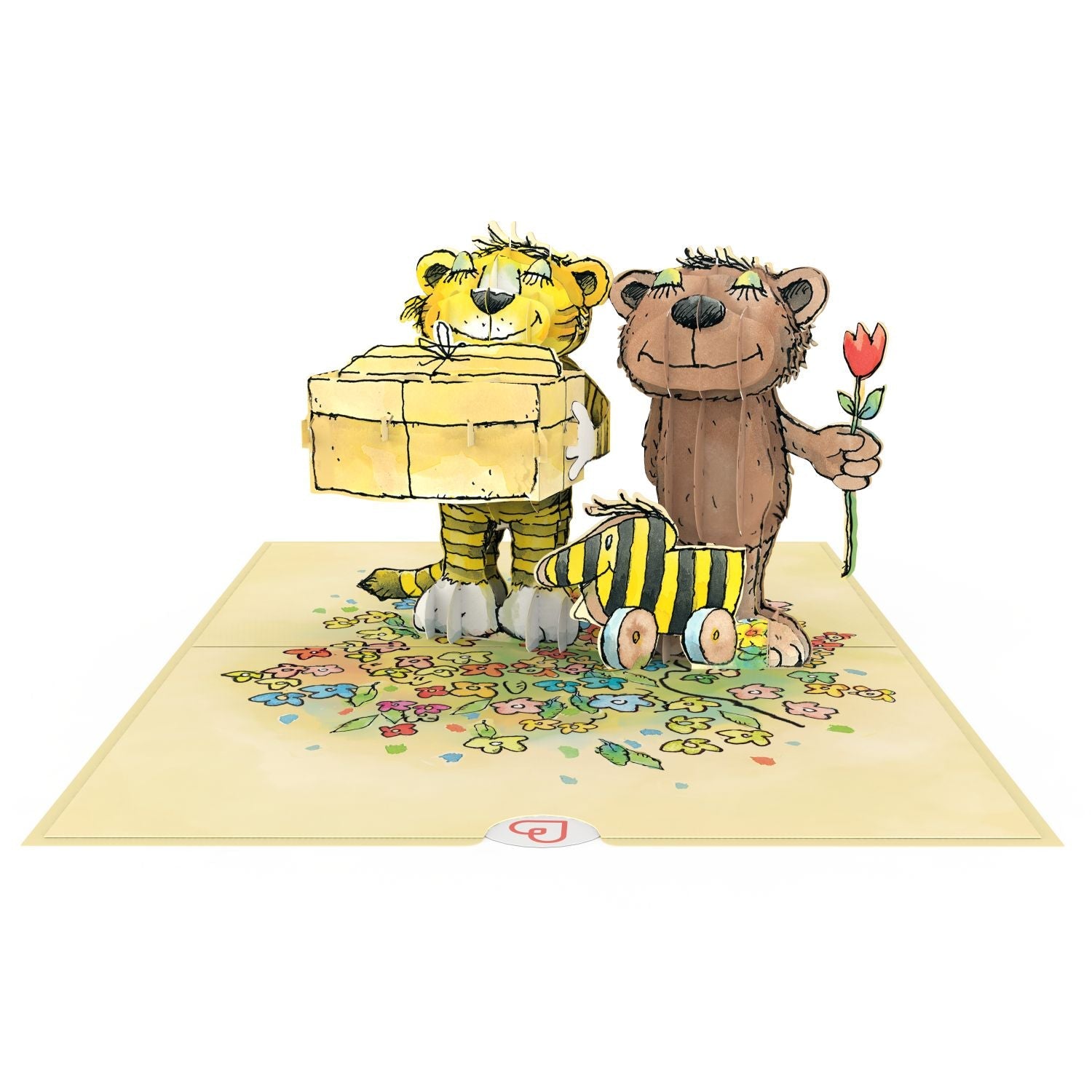 Janosch® Glückwunsch Pop-Up Karte | papercrush