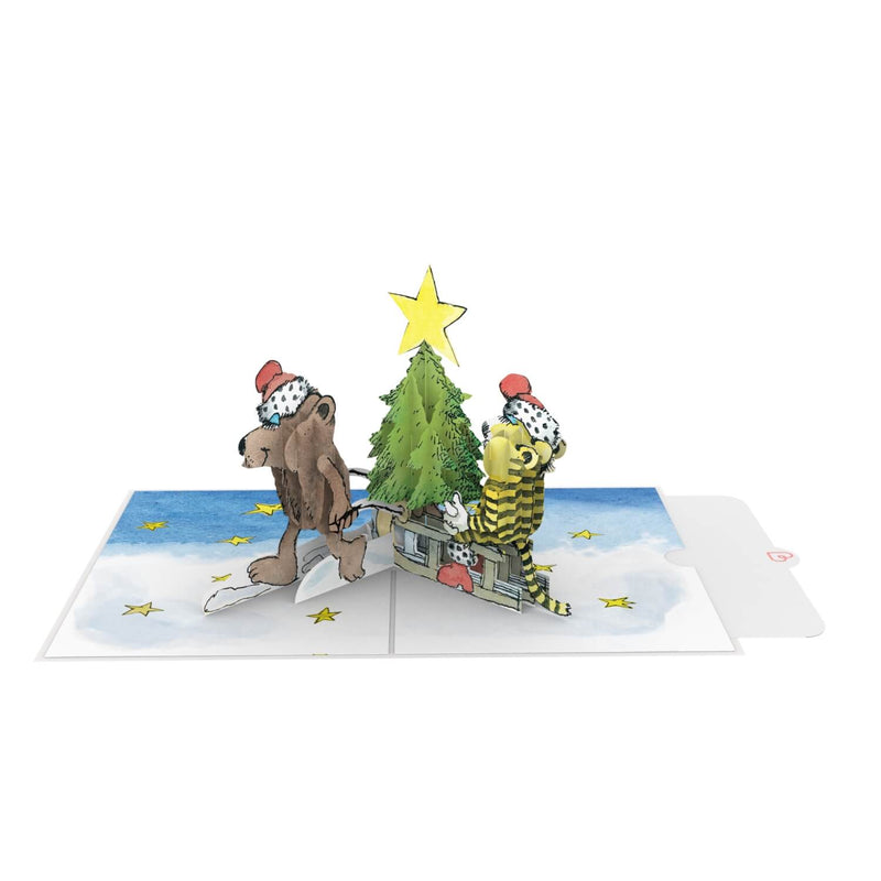 Janosch® Weihnachtsbaum Pop-Up Karte