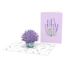 Lavendel Pop-Up Karte