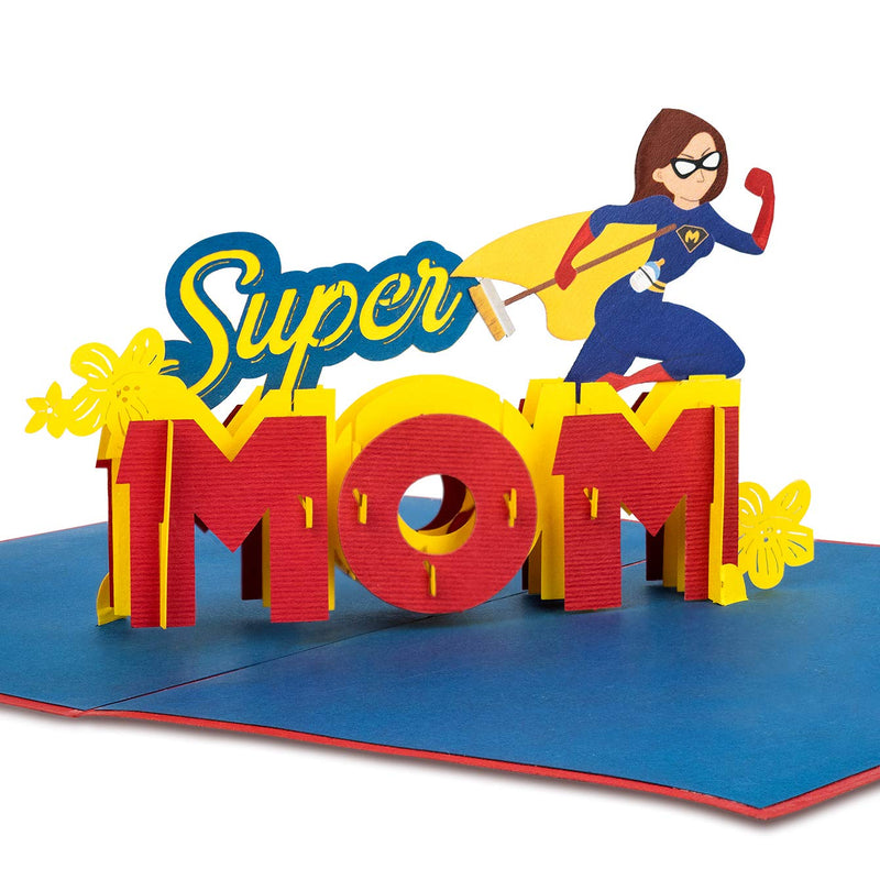 Super Mom Pop-Up Karte